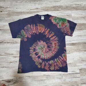 Pro Delta Blank Tye Dye Pocket Shirt Size Large Hand Tye Dyed